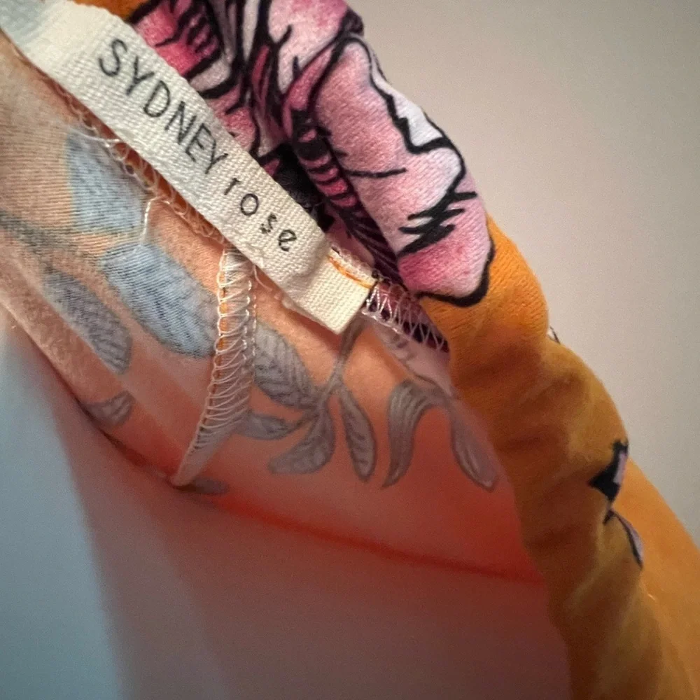 Sydney rose orange floral tank